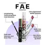 FAE Beauty Modern Matte Lipsticks + Gloss Bundle - Sizzling and Awkward | Cherry Red and Rose Brown | Matte Long lasting Gloss Multiuse For all skin tones, 6 image