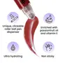 Fae Beauty Lip Gloss Non Sticky & Hydrating Vegan Tinted Enriched With Passionfruit Oil Vitamin E Glossy Cherry Red High Shine Lip Gloss With Clickable Roller Ball Pen For All Skin Tones (Sizzling) 6gm, 4 image