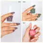 Harkoi Nail Serum & Lacquer Combo Set of 3 Subtle Polish( Lime Green Sage Green Pink Jelly Flaked) 24 ml ( 8 ml Each ), 3 image