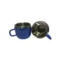 Dynore Stainless Steel Navy Blue Color Apple Cups- Set of 6, 6 image