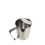 Dynore Stainless Steel Cut Design Water Pitcher/Water Jug with Ice Guard- 2000 ml