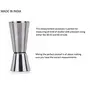 Dynore Stainless Steel Regular Cocktail Shaker 750 ml with Tall Peg Measure 30/60 ml, 3 image