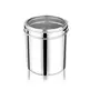Dynore Stainless Steel Kitchen Storage See Through Canister/Container- 750 ml