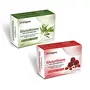 LA Organo Glutathione Rose & Tea Tree for Lightening Brightening For All Skin Type (Pack of 2)