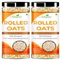 Natupure Rolled Oats High Protein and Fibre |  500gm Pack of 2