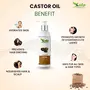 Kalp pressed Castor oil for hair growth 100% Natural Moisturizing & Healing For Dry Skin Beard and Eyelashes and No Mineral Oil (120ML), 6 image