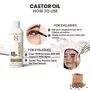 Kalp 7 HERBS pressed Castor oil for Stronger Hair Skin & Nails 100% Natural Moisturizing & Healing For Dry Skin Beard and Eyelashes and No Mineral Oil - 200ml, 3 image