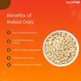 Natupure Rolled Oats High Protein and Fibre |  500gm Pack of 2, 2 image