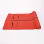 Dvaar Cotton Yoga Mat - Gemstone Series Coral Red, 2 image