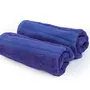Dvaar The Karira Collection - Bamboo Cotton Bath Towels And Hand Towels Men Women 600 Gsm Set Of 2 Festive Blue, 2 image