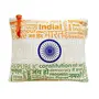 Celebrate India Tricolor Canvas Pouch 7.5Ã¢ x 9Ã¢ Inches By Clean Planet