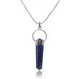 Lapis Lazuli Double Terminated Pendant/Locket with Chain