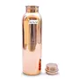 600 ml / 20.28 oz - DIWALI GIFT - Traveller's Pure Copper Water Bottle for Ayurvedic Health Benefits | Joint Free, Leak Proof