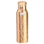 1000ml / 33.81oz - - Hammered Copper Water Bottle | Joint Free, Best Quality Water Bottle