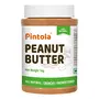 Pintola All Natural Peanut Butter (Crunchy) (1kg (Pack of 1)) | Unsweetened | 30g Protein | Non GMO | Gluten Free | Vegan | Cholesterol Free