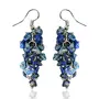 Lapis LazuliEarrings Natural Chip Beads Earrings for Women, Girls (Blue)