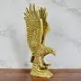 Brass Vastu, Flying Golden Eagle Spreading Wings for Remedy for Negativity