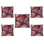 Cushion Covers Vibrant Floral Printed - 16X16 Inches (4)
