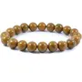 Reiki Crystal Products Natural Yellow Jasper Bracelet 8mm for Reiki Healing and Vastu Correction Protection Concentration Spirituality and Increasing Creativity