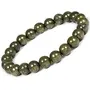 Reiki Crystal Products Natural Pyrite Bracelet 8mm for Reiki Healing and Vastu Correction Protection Concentration Spirituality and Increasing Creativity