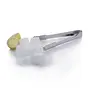 Ice Tong V Shape , Stainless Steel , Silver , Use for Ice Salad Roti Chapati Kitchen and Bar Serving Accessories 18 cm Home , Bar and Restaurants