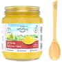 Farm Naturelle-A2 Desi Cow Ghee from Grass Fed Gir Cows |Vedic Bilona method - Curd Churned - Golden, Grainy & Aromatic, Keto Friendly, Lab tested, NON-GMO - 500ml+50ml Extra With a Wooden Spoon In Glass Jar