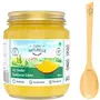 A2 Cow Ghee from Grass Fed Desi Sahiwal Cow's Milk Made from Curd by Vedic Bilona Method-Golden Grainy & Aromatic Keto Friendly Glass Jar -500ml