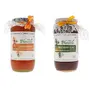 Virgin 100% Pure Raw Natural Unprocessed Jungle & Wildberry-Sidr Flower Forest Honey-(1.45 KG x 2) Glass Bottle