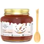 Farm Naturelle-Real Clove Infused Forest Honey|  100% Pure & Natural Ingredients - Immense Medicinal Value| No Artificial Color | No Added Sugar | Lab Tested Clove Honey -400gm and a Wooden Spoon.