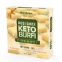 Desi Ghee Keto Coconut Barfi Sugar Free Low Carb Sweets - 200g