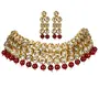 Andaaz Gold Plated Choker Traditional Kundan Necklace Set for Women