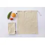 Veggie Cotton Produce Storage Bags , Multipurpose (Combo Set of 6) By Clean Planet, 5 image