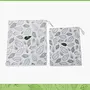 Vegetable and Fruit Storage Bag for Fridge ( Combo Pack of 6, 2 Large 4 Regular) By Clean Planet, 6 image