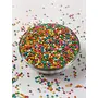 Rainbow Balls for Cake Decoration 125gms Sprinkles for Cakes Rainbow Sprinkles for Cake Vermicelli Rainbow Balls, 3 image