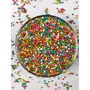 Rainbow Balls for Cake Decoration 125gms Sprinkles for Cakes Rainbow Sprinkles for Cake Vermicelli Rainbow Balls, 2 image
