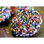 Rainbow Balls for Cake Decoration 125gms Sprinkles for Cakes Rainbow Sprinkles for Cake Vermicelli Rainbow Balls, 7 image