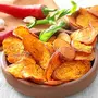 Natural Delicious Sliced Sweet Potato Chips with Peri-Peri | Gluten Free Low Fat Healthy Snack 35 gm (Pack of 4), 5 image