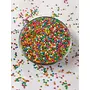 Rainbow Balls for Cake Decoration 1.2Kg Sprinkles for Cakes Rainbow Sprinkles for Cake Vermicelli Rainbow Balls Multicolour Balls 1200gm, 2 image