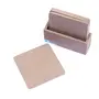 DIY MDF Square Coasters (3.5in X 3.5in) with Vertical Holder- Set of 4 /for Craft/Activity/Decoupage/ting/Resin Work, 4 image