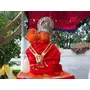 Hanuman Ji Chola - Red Pooja Cloth, 1.25 mtr, 4 image