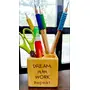 Wooden Pen Stand Cube - Dream, 2 image