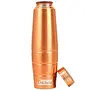 New Design Stylish Copper Bottle with Grip, Storage & Travelling Purpose, Yoga Ayurveda Healing, 1000 ML, 3 image