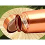 New Design Stylish Copper Bottle with Grip, Storage & Travelling Purpose, Yoga Ayurveda Healing, 1000 ML | Set of 2, 2 image