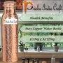 1000ml / 33.81oz - - Hammered Copper Water Bottle | Joint Free, Best Quality Water Bottle, 4 image