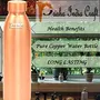 Seam Less Pure Copper Water Bottle New Style Storage Water, Travel Essential, Yoga, Copper Bottles | Capacity 1000 ML, 2 image