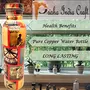 Digital Printed Pure Copper Water Bottle, Travelling Purpose, Yoga Ayurveda Healing, 1000 ML, 4 image