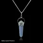 Angelite Double Terminated Pendant/Locket with Chain, 3 image