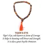 Natural Tiger Eye Crystal Stone Tasbeeh for Muslim Prayer 8 mm 33 Beads (Color : Multi), 2 image