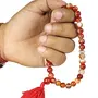 Natural Red Hakik Crystal Stone Tasbeeh for Muslim Prayer 8 mm 33 Beads (Color : Multi), 3 image