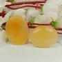 Natural Golden Quartz Worry Stone Palm Stone Crystal Cabochons Oval Shape for Reiki Healing and Crystal Healing Stone Pack of 2 Pc , 4 image
